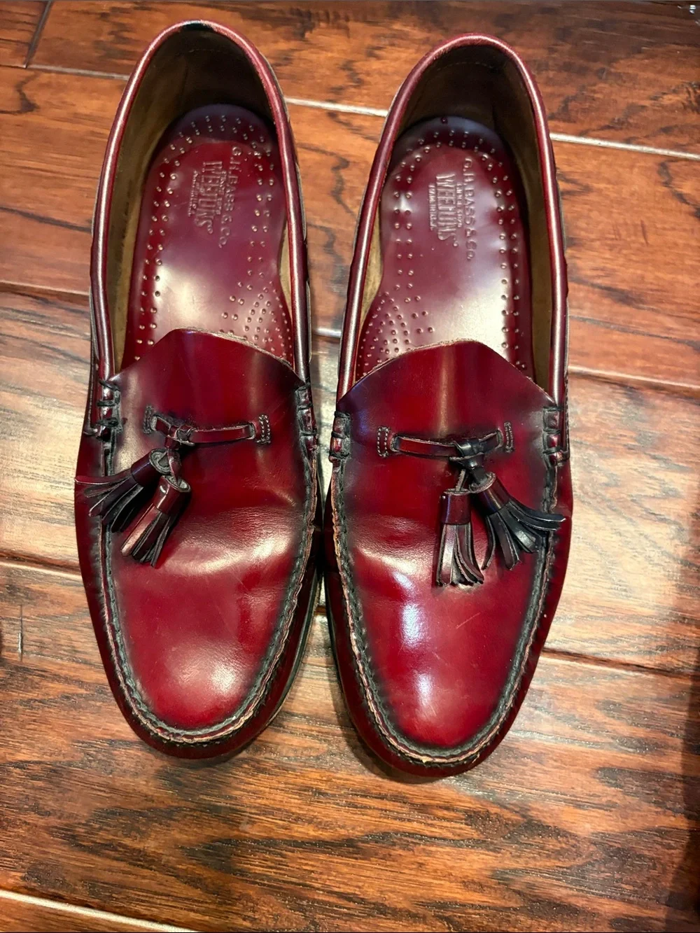 Weejuns refined burgundy